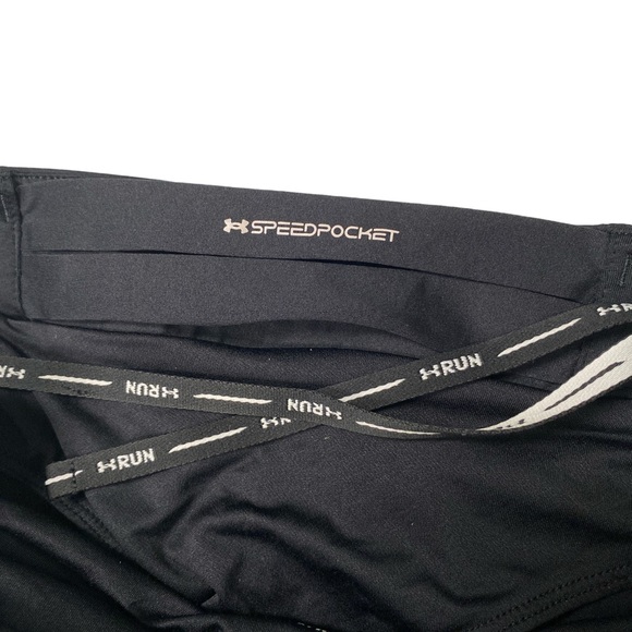 Under Armour Women's Speed Pocket Black Running Shorts - Picture 5 of 8